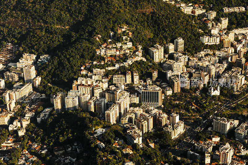 Lagoa 摩天大楼的鸟瞰图，里约热内卢